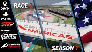 ACC | Season 7 | Race 1 | COTA - United States