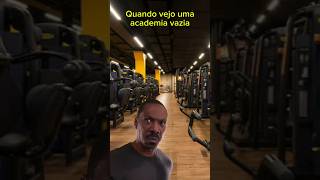 Academia Vazia #humor #academias #treinos #treino #dieta #nutrição #nutricionista #alimentos #fit