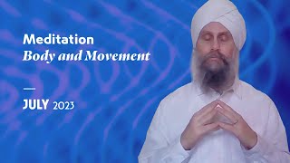 KRI | July 2023 | Meditation of the Month: Body and Movement