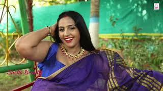 trendy saree  | blue saree fashion style by poonam tiwai