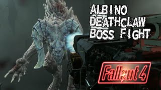 Albino Deathclaw Boss Fight | Fallout 4