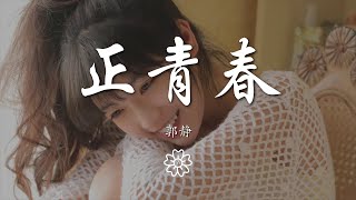 郭靜 - 正青春『我只求 能有一秒  像螢火  去飛行』【動態歌詞Lyrics】