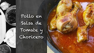 Pollo en Salsa de Tomate y Pimiento Choricero