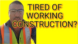 TIRED OF CONSTRUCTION? #maintenance, #jobchange, #newjob