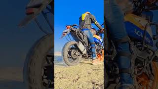 Fun is must on every ride #motorcycle #ktm390adventure #burnout