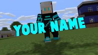 #46 New Minecraft Intro Template [Bad&Simple] | Mine Imator [Download In Description]