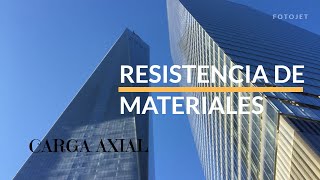 RESISTENCIA DE MATERIALES: CLASE DE CARGA AXIAL