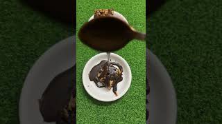 Brownie with hot fudge chocolate sauce #shorts#shortsvideo#shortstrending#brownielovers#bakinglove#