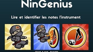 Présentation de l'app Ningenius - Développer la mécanique de lecture des notes à l'instrument