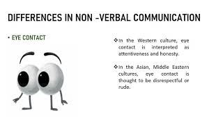 Differences in Non verbal Communication | Retail Services