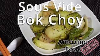 Sesame-Miso Sous Vide Bok Choy Recipe