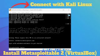 How to Install METASPLOITABLE 2 in VirtualBox Kali Linux