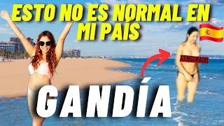 Se puede hacer en cualquier playa? NORMAL EN ESPAÑA IMPOSIBLE en mi país / GANDÍA ME DEJO IMPACTADA