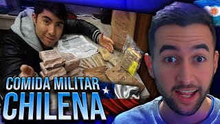 ARGENTINO REACCIONA A COMIDA MILITAR CHILENA 🇨🇱😱🇦🇷