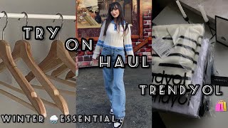 Huge Winter Haul 🌧🛍  أجيو نقيسو حوايج البرد الجداد من Trendyol 🌧🫶🏻