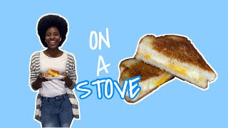 GRILLED CHEESE ON STOVE | AMAZINGLY GOOEY!