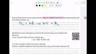 Halogen reactivity