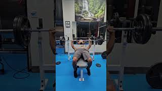 Bench Press 225 lbs x 7 Reps at 158 lbs - 142% - Sifu Freddie Lee - 42