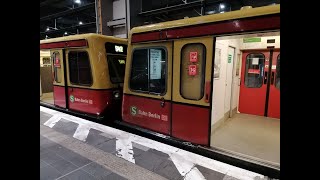 S Bahn Berlin BR 485 Ringbahn Vollzüge wegen Bauarbeiten im Februar 2022.