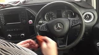 Mercedes Vito W447 Chrome Steering Wheel E-Class Upgrade Kit Fitting Instructions Tutorial