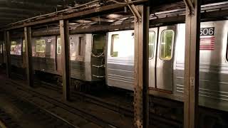 MTA NYCT: R68A B & R68 D trains at 57 St-7 Av