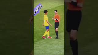 Ronaldo jr#cristianoronaldo #ronaldo #ronaldojr #football  #referee #yellowcard #cr7 #fyp #foryou