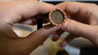 First Vintage Penny Coin roll hunt! Indian head cent and Wheaties!