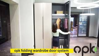 opk folding wardrobe door system