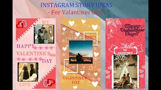 Instagram story ideas for Valantines Day || Using Instagram App only...