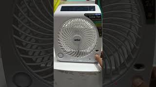 Rechargeable Solar Table Fan #shorts