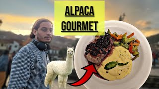 me COMÍ una ALPACA en Cusco PERÚ|¿MALA? | mukbang