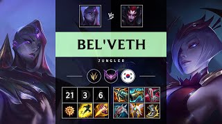 Bel'Veth Jungle vs Elise: Legendary - KR Master Patch 14.22