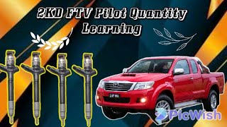 pilot quantity learning Toyota Hilux 2014 2kd FTV