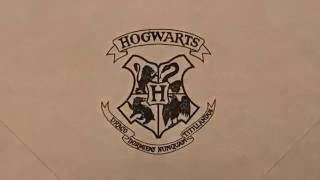 Harry Potter 'Hogwarts envelopes through letterbox' effect