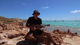 Singing some Paul Kelly in Coral Bay