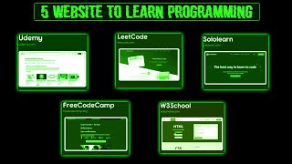 5 Website To Learn Programming