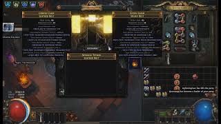 Path of Exile 3.18 - Occultist CWDT 10ex Budget , Crafting Cheap belt 20% CDR - 20% Reduce Flask