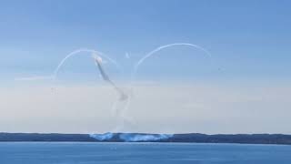 Air show 2022 Desenzano del Garda: Heart in the sky