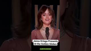 Jenna Ortega Presents at the Golden Globes 2023!! #jennaortega #goldenglobes #celebrity #shorts