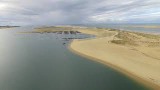 Bassin d' Arcachon - Banc d'Arguin - vidéo drone