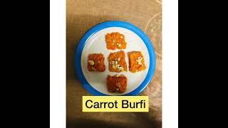 Easy & Tasty Carrot Burfi Recipe