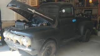 52 Ford First Start Up... Maybe