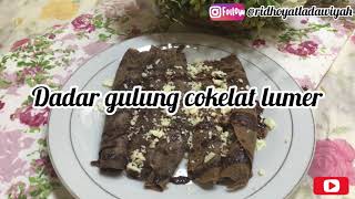 RESEP DADAR GULUNG COKLAT CHOCOLATOS KEKINIAN  | TAKARAN SENDOK!!