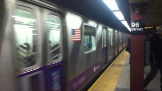 IRT 7th Avenue Line: R142 2 train leaving 96 Street