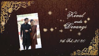 Best Wedding Marriage Digital Invitation  Whatsapp Video - 1 - Keval weds Devangi at Rs. 499