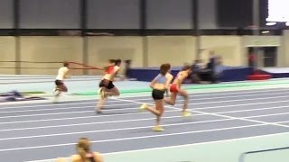 60m finale kvinner (Tjalvelekene innendørs 2014)