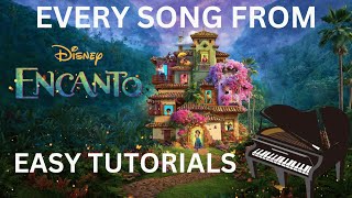 All Songs from Disney's Encanto on Piano | Shorts Piano Tutorials