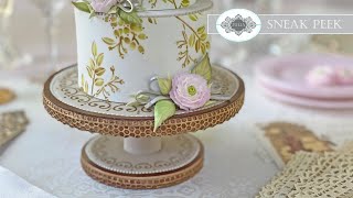 3-D Cake Stand Cookie - New Tutorial Sneak Peek