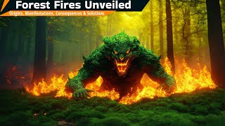 Forest Fires Unveiled: Origins, Manifestations, Consequences & Solutions 🔥🌲🌍🌧️🚒💨🚨🌱🌳🤝