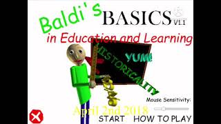 Evolution of Baldi’s basics classic (2018-2019)